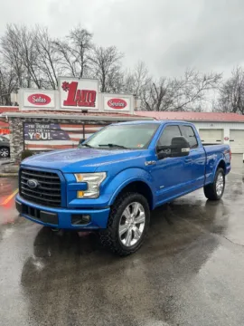 Blue 2016 Ford F-150 LARIAT SUPERCAB 4X4 for sale in Buckhannon, WV