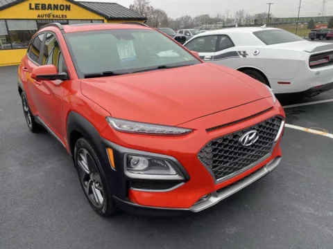 Orange 2020 Hyundai Kona Limited for sale in Lebanon, PA