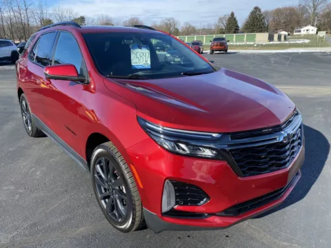 Red 2022 Chevrolet Equinox RS for sale in Lebanon, PA