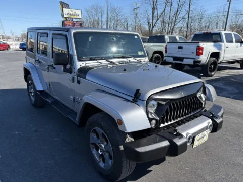 Silver 2017 Jeep Wrangler Unlimited Sahara for sale in Lebanon, PA