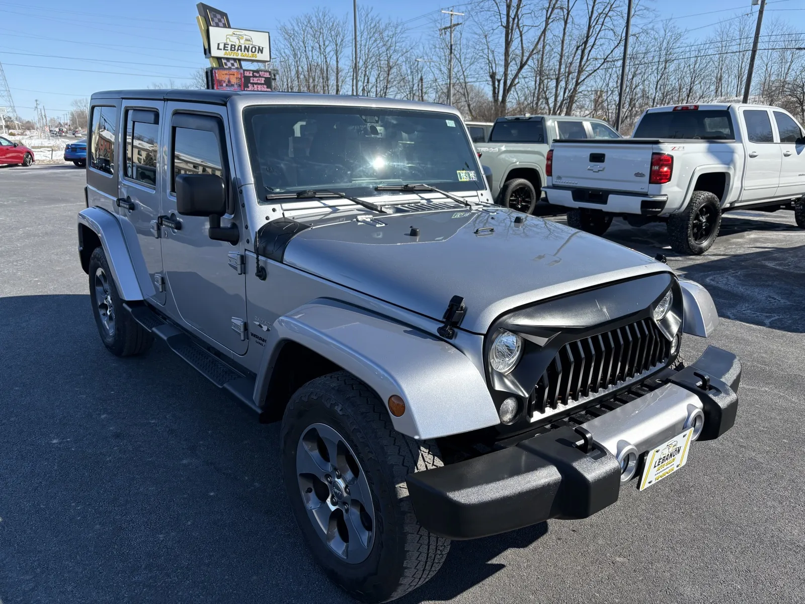 Silver 2017 Jeep Wrangler Unlimited Sahara for sale in Lebanon, PA