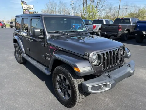 Gray 2018 Jeep Wrangler Unlimited Sahara for sale in Lebanon, PA
