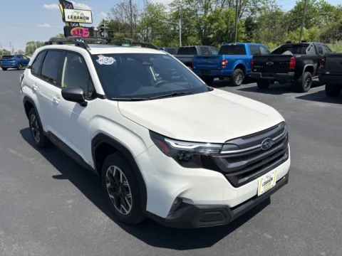 White 2025 Subaru Forester Premium Blind Spot for sale in Lebanon, PA