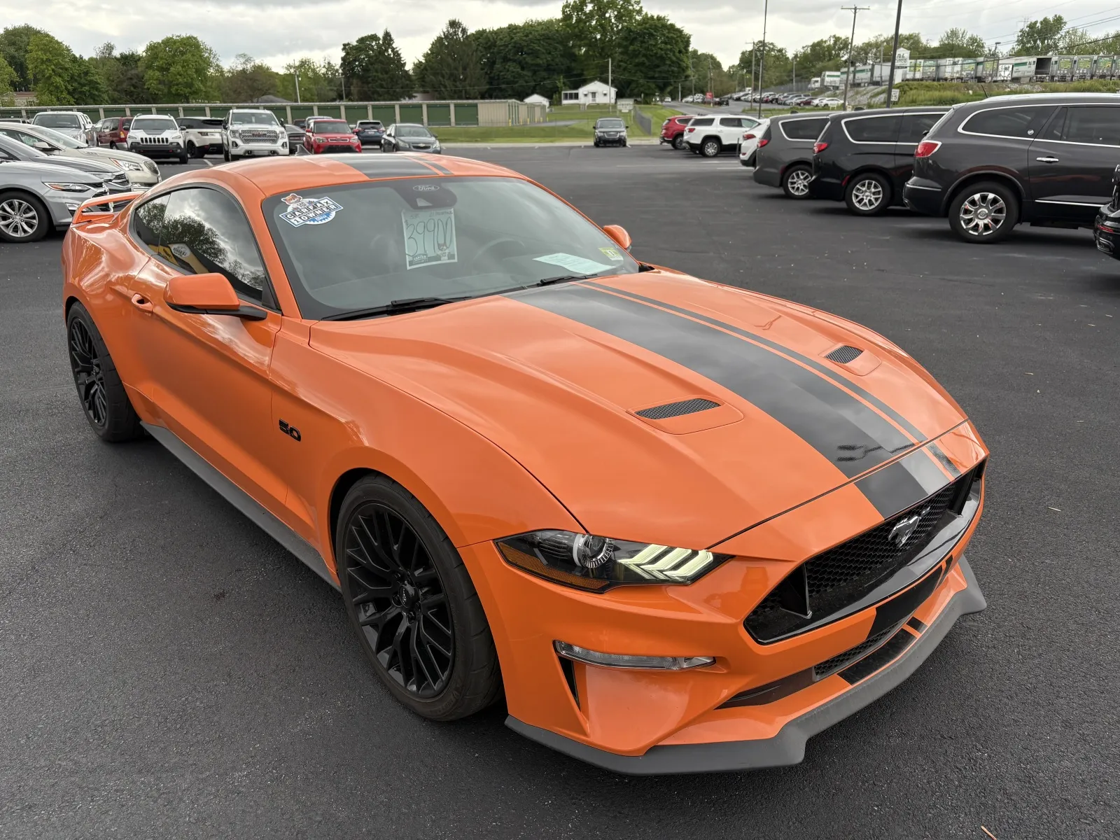 Orange 2021 Ford Mustang GT Premium for sale in Lebanon, PA