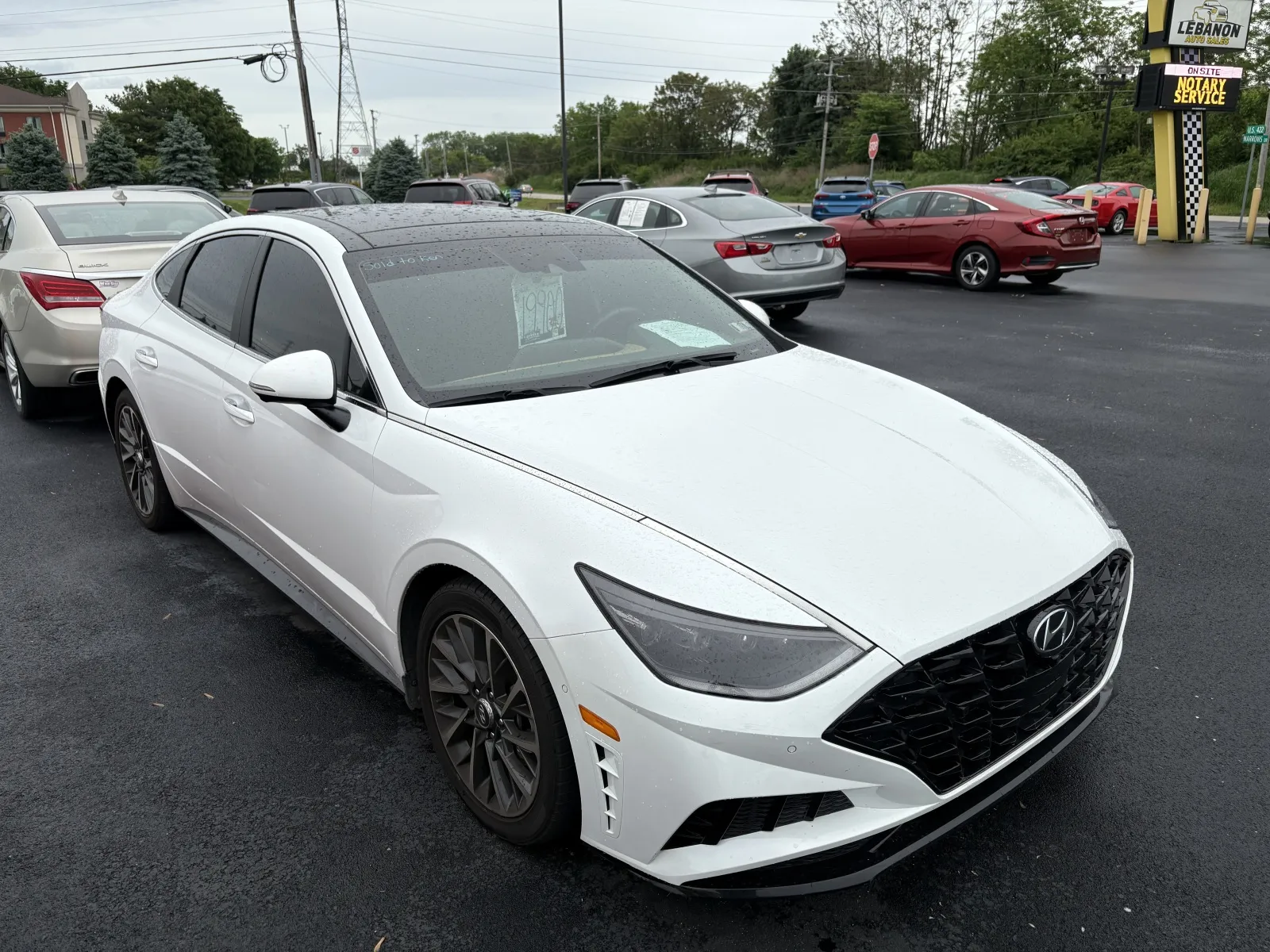 White 2020 Hyundai Sonata Limited for sale in Lebanon, PA