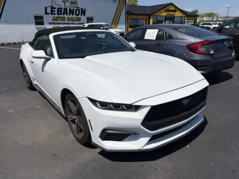 White 2024 Ford Mustang EcoBoost Premium for sale in Lebanon, PA