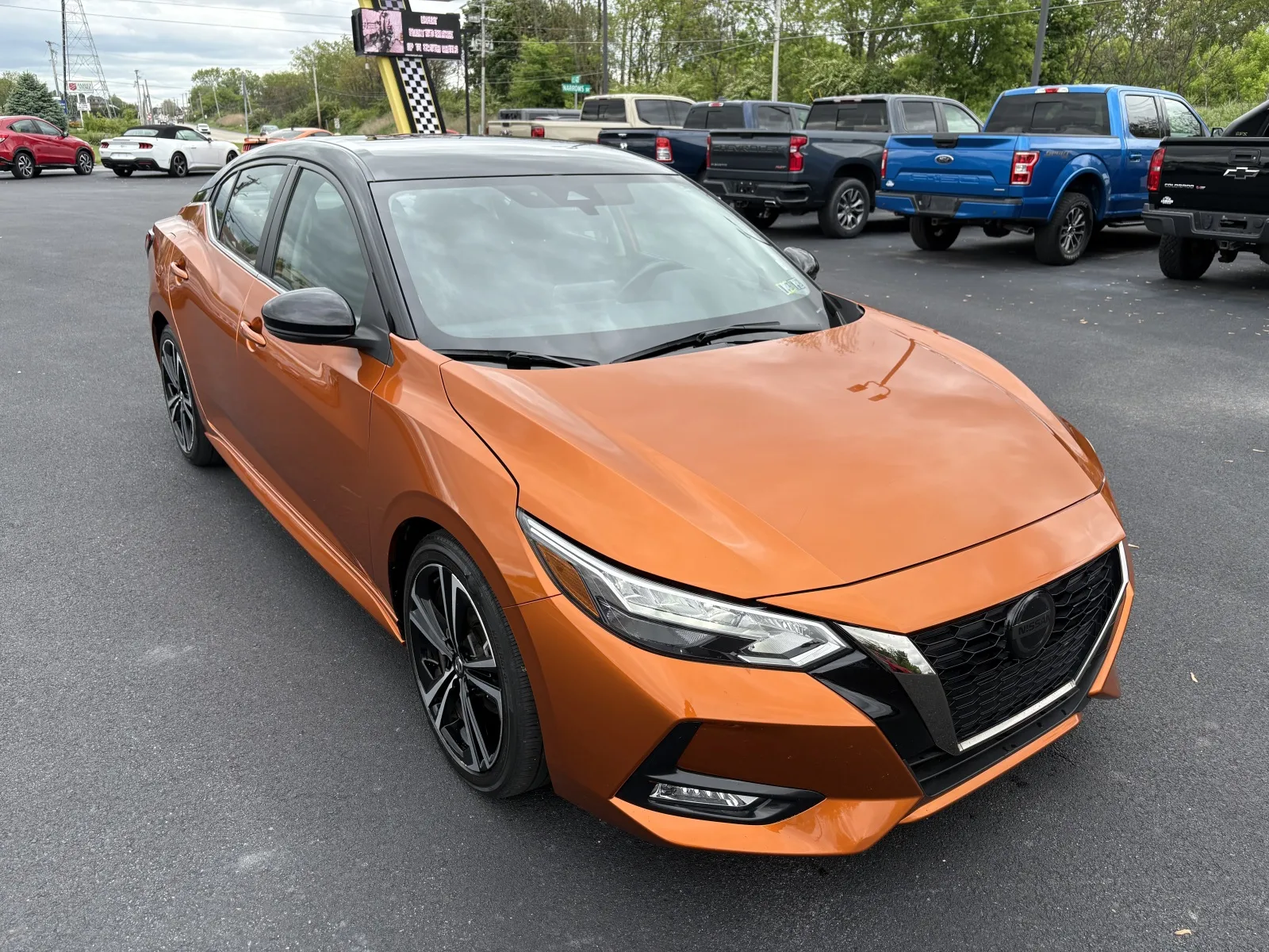 Orange 2023 Nissan Sentra SR for sale in Lebanon, PA