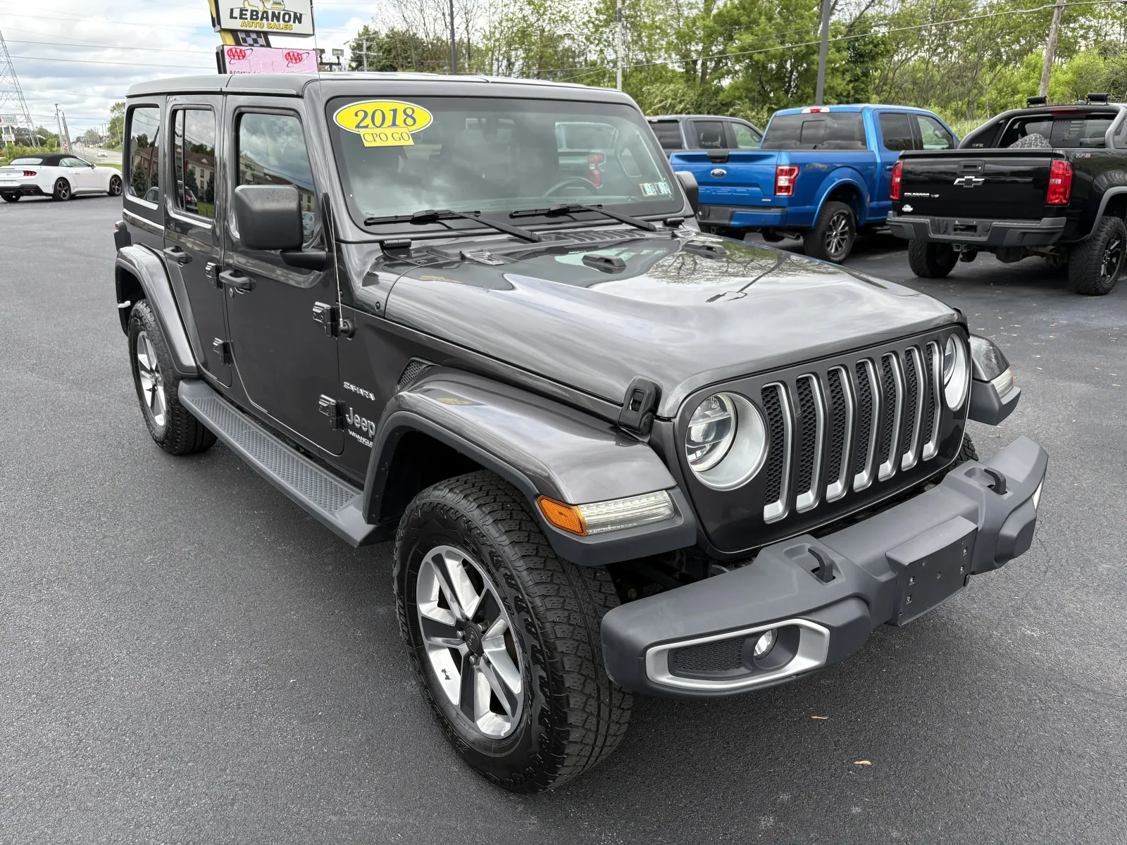 Gray 2018 Jeep Wrangler Unlimited Sahara for sale in Lebanon, PA