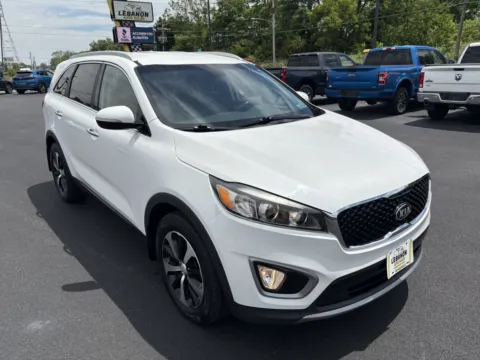 White 2016 Kia Sorento EX for sale in Lebanon, PA