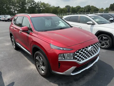 Red 2021 Hyundai Santa Fe SEL for sale in Lebanon, PA