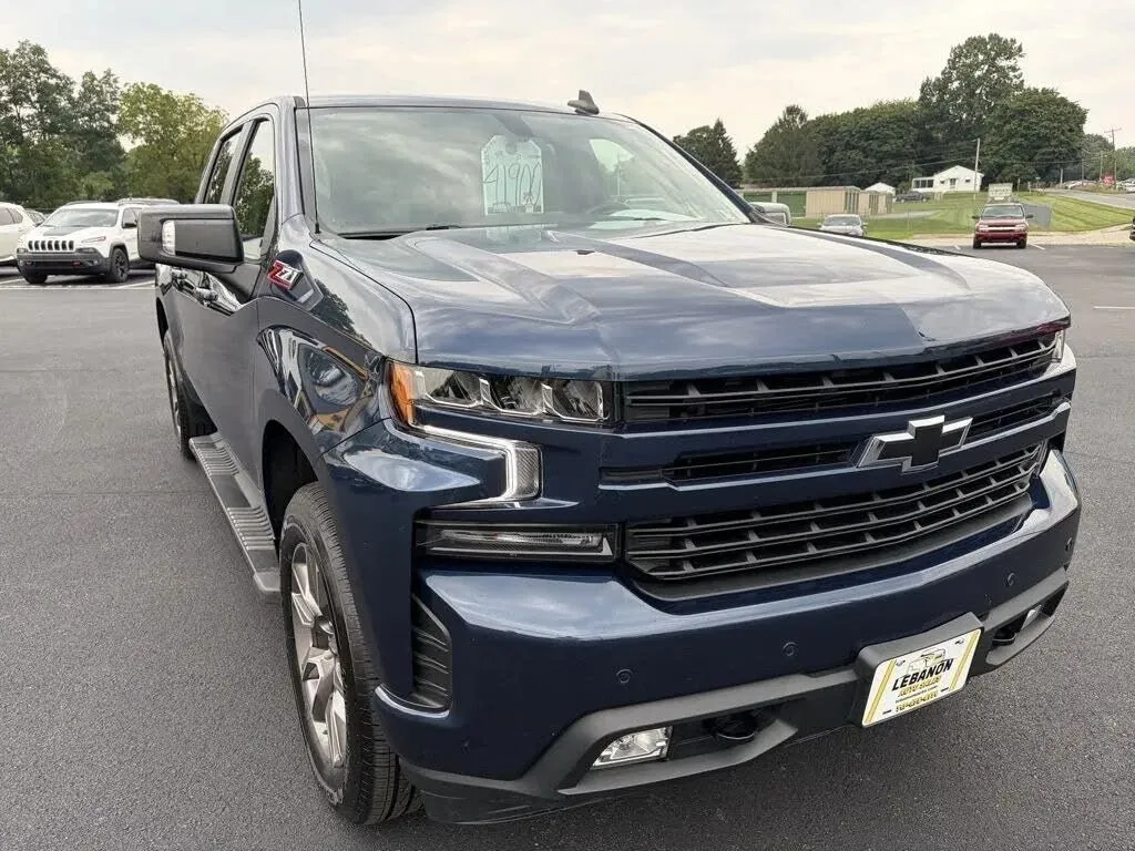 Blue 2021 Chevrolet Silverado 1500 4WD Crew Cab Short Bed RST for sale in Lebanon, PA