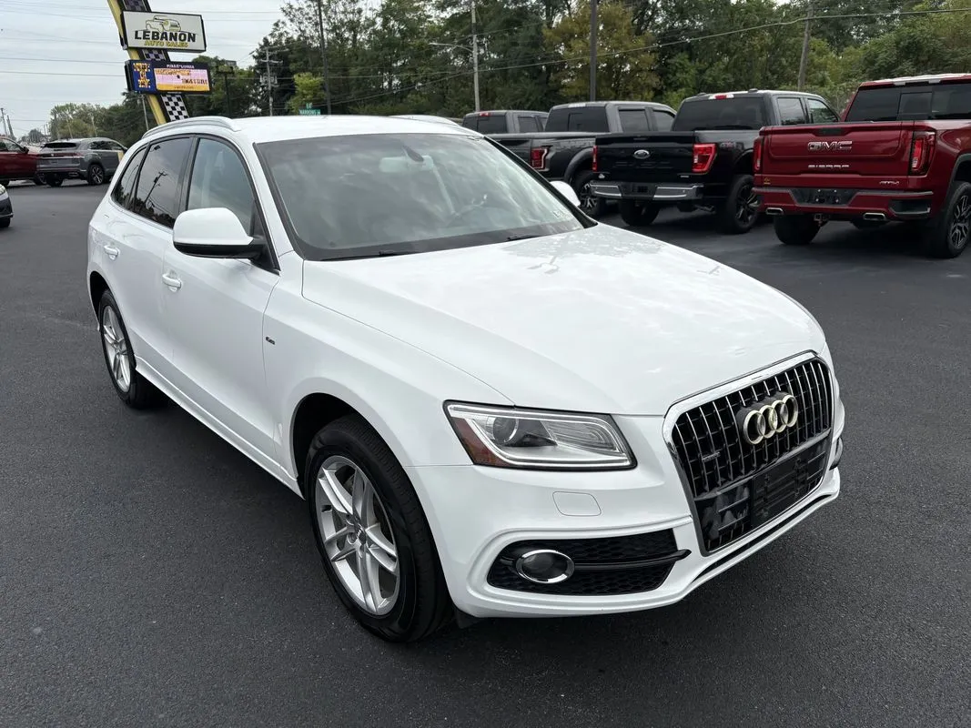 White 2014 Audi Q5 3.0T Premium Plus for sale in Lebanon, PA