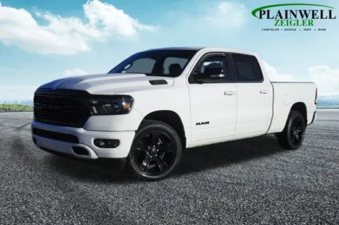 White 2022 Ram 1500 Big Horn/Lone Star for sale in Plainwell, MI