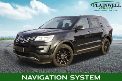 Blue 2017 Ford Explorer Limited for sale in Plainwell, MI