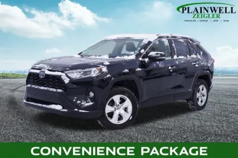 Black 2020 Toyota RAV4 Hybrid XLE for sale in Plainwell, MI