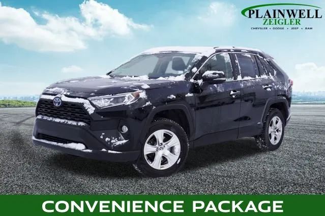 Black 2020 Toyota RAV4 Hybrid XLE for sale in Plainwell, MI