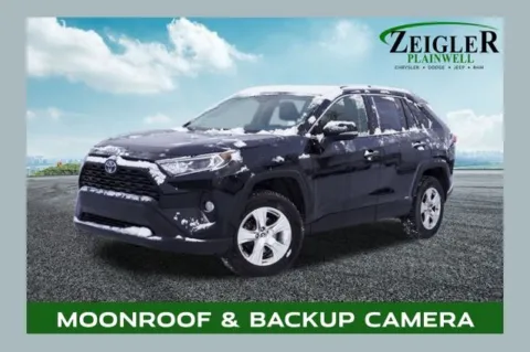 Black 2020 Toyota RAV4 Hybrid XLE for sale in Plainwell, MI