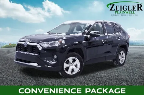 Black 2020 Toyota RAV4 Hybrid XLE for sale in Plainwell, MI