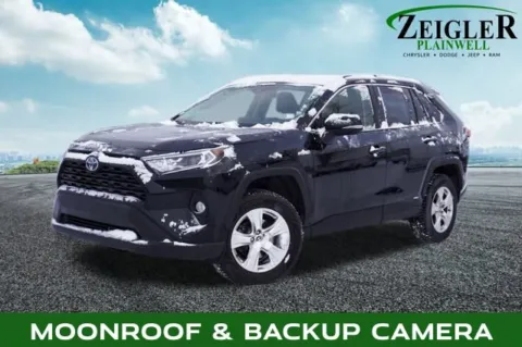Black 2020 Toyota RAV4 Hybrid XLE for sale in Plainwell, MI