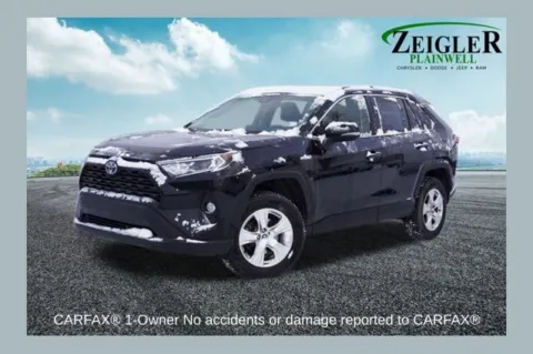 Black 2020 Toyota RAV4 Hybrid XLE for sale in Plainwell, MI