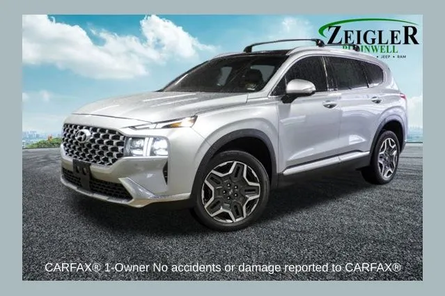 Silver 2022 Hyundai Santa Fe Limited for sale in Plainwell, MI