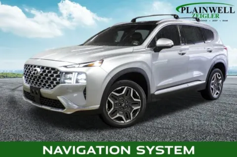 Silver 2022 Hyundai Santa Fe Limited for sale in Plainwell, MI