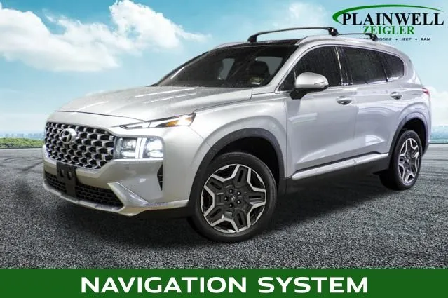 Silver 2022 Hyundai Santa Fe Limited for sale in Plainwell, MI