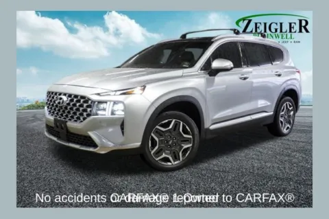 Silver 2022 Hyundai Santa Fe Limited for sale in Plainwell, MI