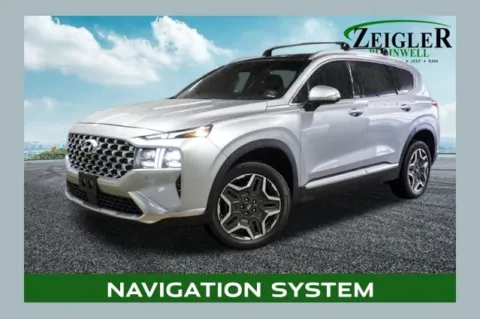 Silver 2022 Hyundai Santa Fe Limited for sale in Plainwell, MI