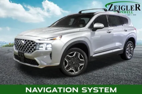 Silver 2022 Hyundai Santa Fe Limited for sale in Plainwell, MI