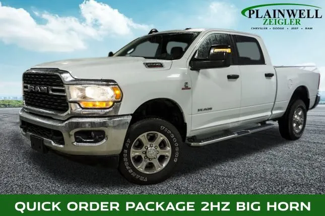 White 2024 Ram 2500 Big Horn for sale in Plainwell, MI