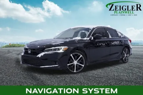 Black 2022 Honda Civic Touring for sale in Plainwell, MI