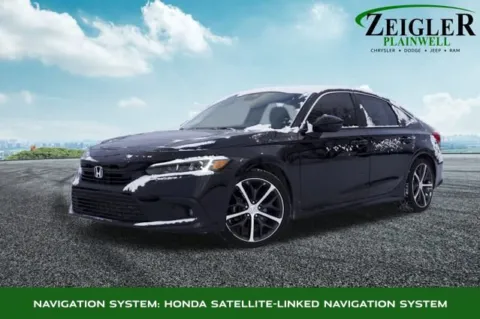 Black 2022 Honda Civic Touring for sale in Plainwell, MI