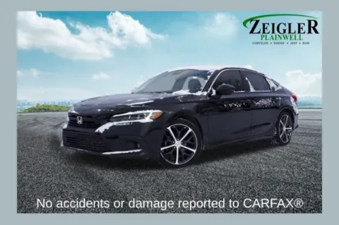 Black 2022 Honda Civic Touring for sale in Plainwell, MI