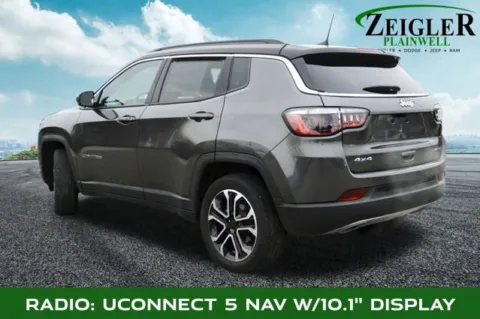 Photos of 2023 Jeep Compass Limited for sale in Plainwell, MI at Zeigler Chrysler Dodge Jeep Ram of Plainwell