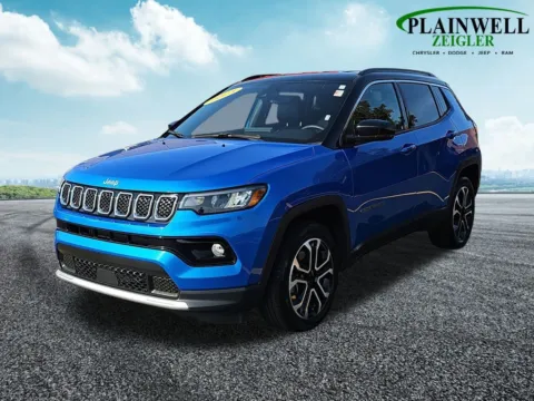 Blue 2023 Jeep Compass Limited for sale in Plainwell, MI