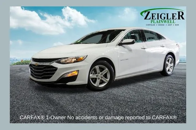 White 2024 Chevrolet Malibu LS for sale in Plainwell, MI