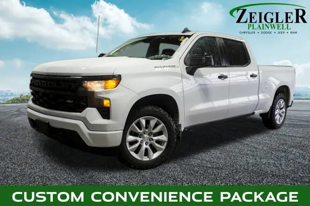 White 2022 Chevrolet Silverado 1500 Custom for sale in Plainwell, MI