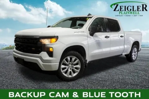 White 2022 Chevrolet Silverado 1500 Custom for sale in Plainwell, MI