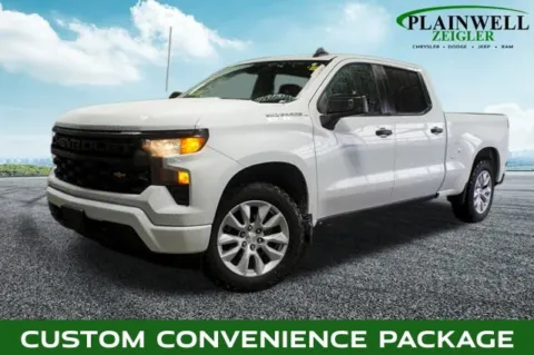 White 2022 Chevrolet Silverado 1500 Custom for sale in Plainwell, MI