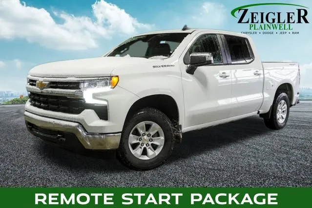 White 2025 Chevrolet Silverado 1500 LT for sale in Plainwell, MI