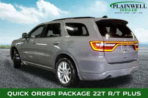 Photos of 2025 Dodge Durango R/T Plus for sale in Plainwell, MI at Zeigler Chrysler Dodge Jeep Ram of Plainwell
