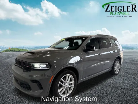 Photos of 2025 Dodge Durango R/T Plus for sale in Plainwell, MI at Zeigler Chrysler Dodge Jeep Ram of Plainwell