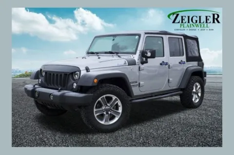 Silver 2017 Jeep Wrangler Unlimited Sport for sale in Plainwell, MI