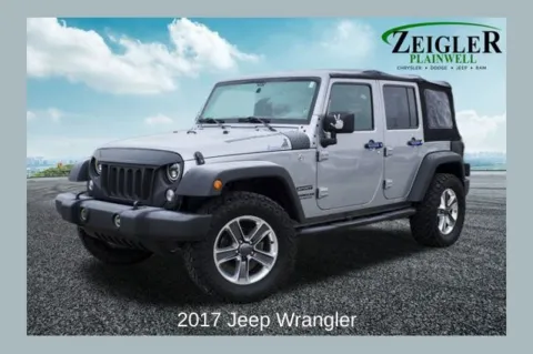 Silver 2017 Jeep Wrangler Unlimited Sport for sale in Plainwell, MI