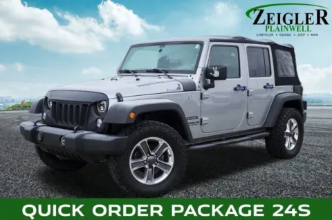 Silver 2017 Jeep Wrangler Unlimited Sport for sale in Plainwell, MI