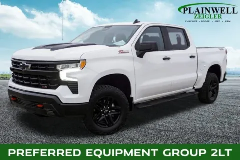 White 2024 Chevrolet Silverado 1500 LT Trail Boss for sale in Plainwell, MI