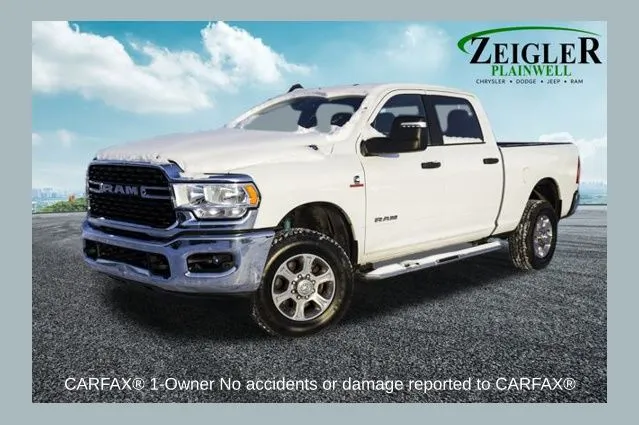 White 2024 Ram 2500 Big Horn for sale in Plainwell, MI