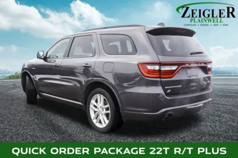 Photos of 2025 Dodge Durango R/T Plus for sale in Plainwell, MI at Zeigler Chrysler Dodge Jeep Ram of Plainwell