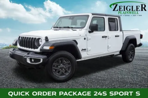 White 2025 Jeep Gladiator Sport S for sale in Plainwell, MI
